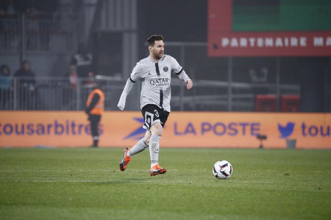 Lionel Messi completó los 90 minutos del PSG vs. Stade Brestois.