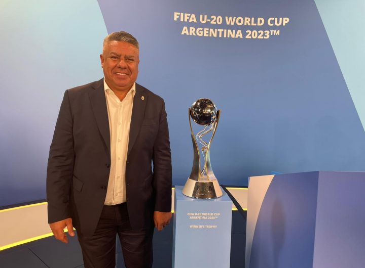 Claudio Tapia compartió sus sensaciones tras el sorteo que realizó la FIFA del Mundial Sub 20 Argentina 2023.